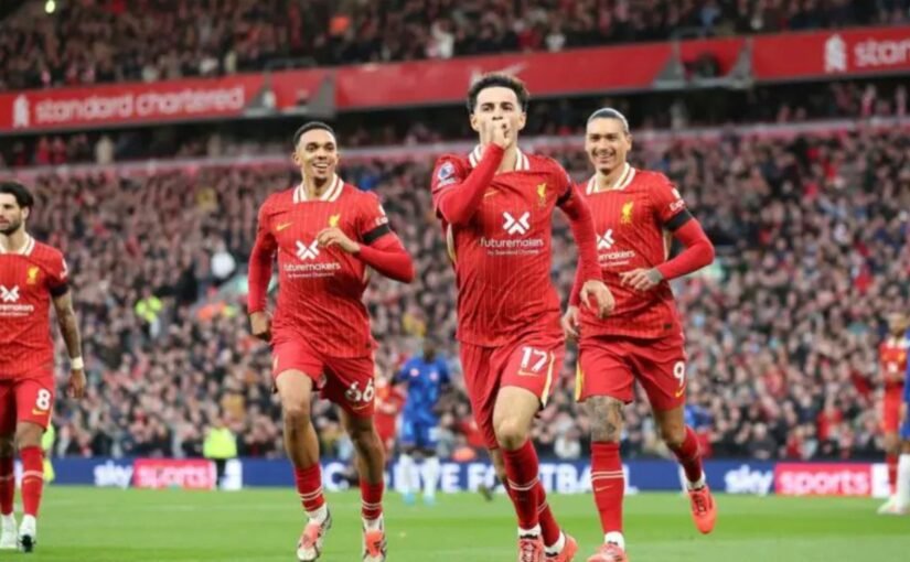 Liverpool Kembali ke Puncak Klasemen Setelah Tekuk Chelsea 2-1