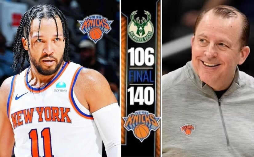 Duet Gemilang Brunson Dan KAT Bawa Knicks Hancurkan Bucks 140-106